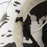 Load image into Gallery viewer, Suede-Like Western Cowboy Hat, Curved Brim, Unisex Outdoor Travel Hat, Ethnic Style Formal Hat