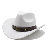 Load image into Gallery viewer, Army Green Western Cowboy Hat Tibetan Traveling Men's Tibetan Style Topper Hat Felt Hat Ethnic Style Traveling Women's Horse Riding Hat