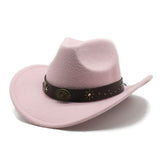 Load image into Gallery viewer, Army Green Western Cowboy Hat Tibetan Traveling Men's Tibetan Style Topper Hat Felt Hat Ethnic Style Traveling Women's Horse Riding Hat