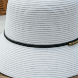 Load image into Gallery viewer, French Elegant Hats | Handmade Hollow Woven Crochet Wide Brim Bucket Sun Hat