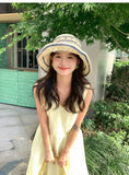 Load image into Gallery viewer, Straw sunshade fisherman hat children 2026 new summer seaside vacation sunscreen straw hat