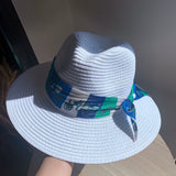 Load image into Gallery viewer, 大红色帽子女夏遮阳帽女防晒洋气小马英伦时尚礼帽百搭太阳帽草帽