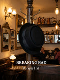 Load image into Gallery viewer, Breaking Bad Lao Bai has the same "Porkpie Hat" flat top retro gentleman's top hat jazz hat