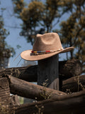 Load image into Gallery viewer, Minority style suede upturned brim retro top hat men and women couple outdoor travel hat jazz hat