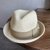 Load image into Gallery viewer, 2025 summer new French retro top hat men's concave shape curled top hat sunshade sunscreen beach hat travel trend