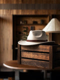 Load image into Gallery viewer, European and American retro autumn and winter new suede denim hat belt decoration classic fashion Panama jazz top hat