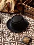 Load image into Gallery viewer, Breaking Bad Lao Bai has the same "Porkpie Hat" flat top retro gentleman's top hat jazz hat