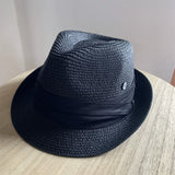 Load image into Gallery viewer, Niche straw hat grass green jazz hat British sunshade travel holiday fashion top hat trendy hat small head circumference sun protection hat
