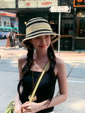 Load image into Gallery viewer, Straw fisherman's hat children's 2026 new hollowed-out travel vacation sunscreen visor