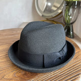 Load image into Gallery viewer, 2025 summer new French retro top hat men's concave shape curled top hat sunshade sunscreen beach hat travel trend
