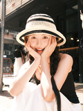 Load image into Gallery viewer, Straw fisherman's hat children's 2026 new hollowed-out travel vacation sunscreen visor
