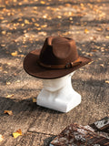 Load image into Gallery viewer, Autumn and winter new retro western cowboy hat men's and women's big eaves hat felt hat riding hat dance performance belt accessories
