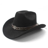 Load image into Gallery viewer, 2026 new retro suede western cowboy hat men's and women's Tibetan curling top hat wide brim ethnic style decoration