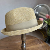 Load image into Gallery viewer, 2025 summer new French retro top hat men's concave shape curled top hat sunshade sunscreen beach hat travel trend