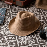 Load image into Gallery viewer, Summer new Panama straw hat pastoral men's and women's casual versatile breathable sun hat travel photo