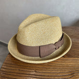 Load image into Gallery viewer, 2025 summer new French retro top hat men's concave shape curled top hat sunshade sunscreen beach hat travel trend