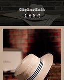 Load image into Gallery viewer, Summer new French retro flat top top hat elegant big brim seaside travel breathable sun hat versatile and comfortable
