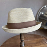 Load image into Gallery viewer, 2025 summer new French retro top hat men's concave shape curled top hat sunshade sunscreen beach hat travel trend