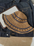 Load image into Gallery viewer, Straw sunshade fisherman hat children 2026 new summer seaside vacation sunscreen straw hat